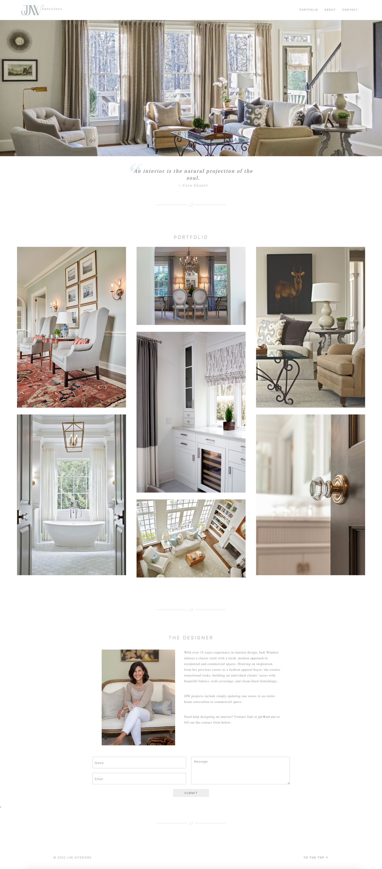 JJW Interiors Home Page